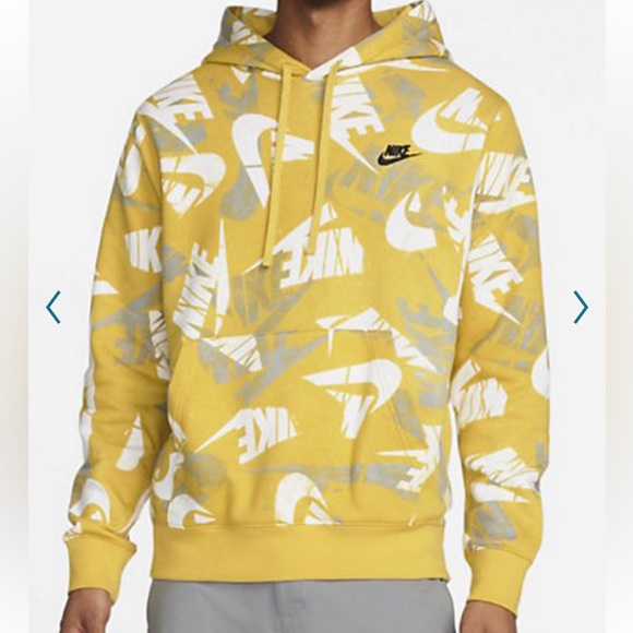 Nike Shirts Mens Nike Essential Allover Printed Fleece Hoodie